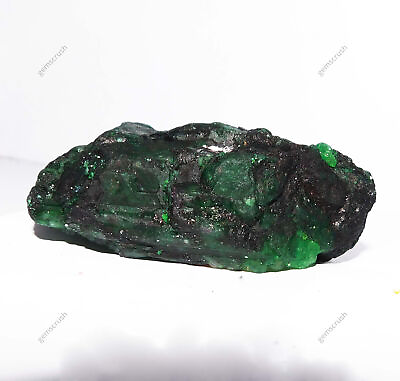 #ad 560 Ct Natural Green Emerald Huge Rough Earth Mined Certified Loose Gemstone $21.45