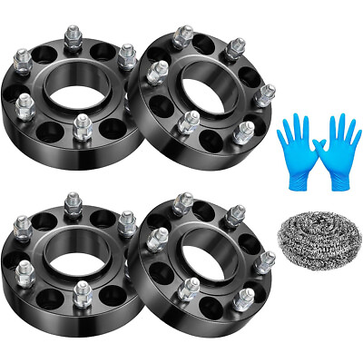 #ad 4 1.5quot; 6x5.5 Hubcentric Wheel Spacers fits Chevy Silverado Tahoe Sierra 1500 $76.99