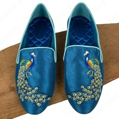 #ad Birdies “The Starling” by Ken Faulk in Topaz Peacock Limited Edition Blue 7.5 $150.00