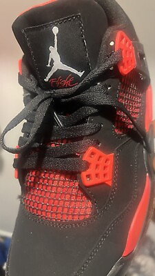 #ad Size 9.5 Jordan 4 Retro Mid Red Thunder $184.00