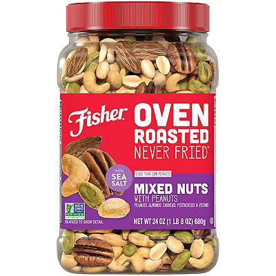 #ad #ad New Snack Oven Roasted Never Fried Mixed Nuts with Peanuts 24 Ounces Peanuts $29.21