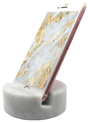 #ad Luxurious Marble Cell Phone Stand Holder for Cellphone Tablet On Desk Counter $17.30