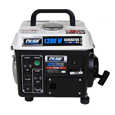 #ad 1200 Watt Portable Low Noise Gas Powered Inverter Generator PG1202SA $162.59