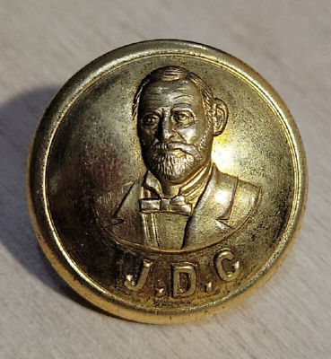 #ad Rare Unknown Antique Button 1896 quot;J.D.C.quot; James Donald Cameron for President $399.00