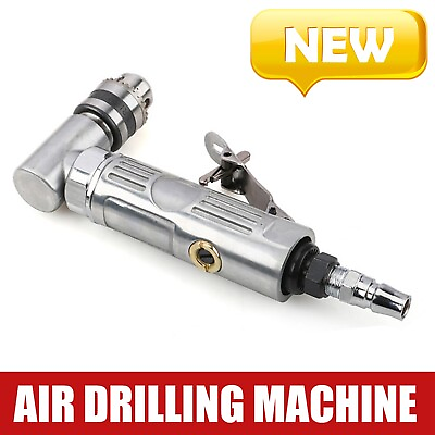 #ad 90 Degree Right Angle Pneumatic Drill Elbow Air Drilling Machine Air Punch 1 4#x27;#x27; $40.07