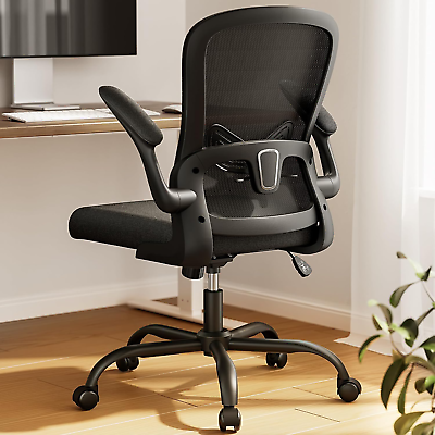 #ad Office Chair Ergonomic Desk Chair: Mesh Back Home Office Chair with Adjustable L $120.36