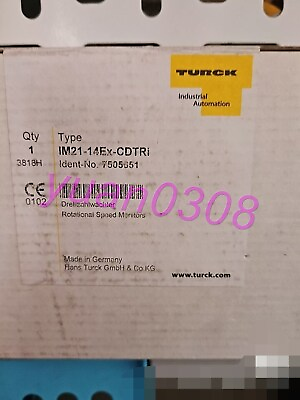 #ad NEW TURCK IM21 14EX CDTRI Rotating speed monitor DHL Fast delivery $505.92