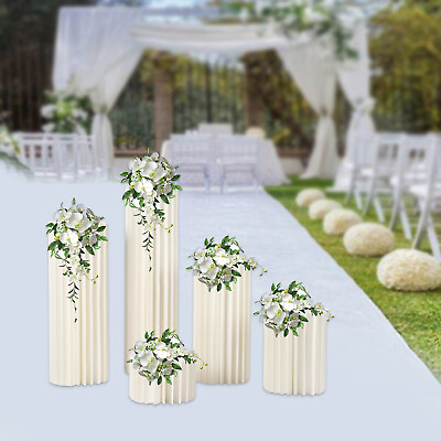 #ad 20 100cm Flower Stand Plinth Floral Display Wedding Centerpieces Stand 5 Pack $74.10