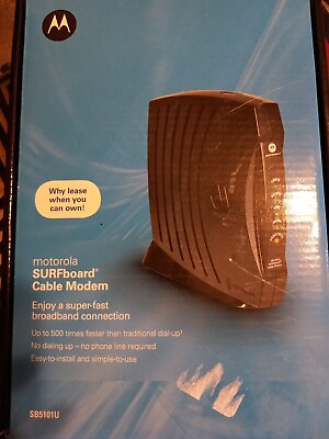 #ad Brand New Open Box Motorola SB5101U SURFboard Cable Modem $23.99
