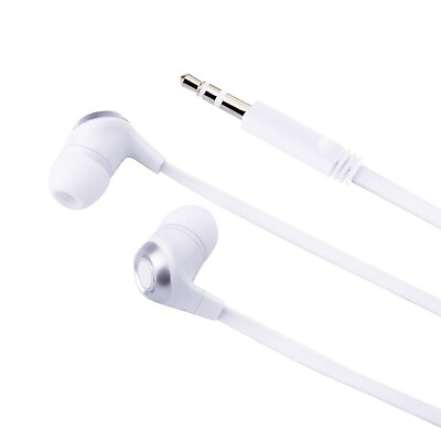 #ad 3.5mm In Ear Stereo Earphones Wired Headset For Cell Phone Tablet Universal $6.99