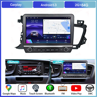 #ad Android13 For Kia Optima K5 2011 2015 Car Radio Stereo GPS Carplay Head Unit 64G $182.37