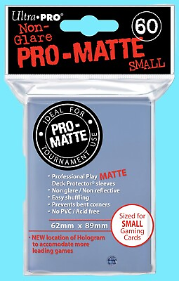 #ad Ultra Pro 60 CLEAR PRO MATTE Small Size Deck Protector NEW Card Sleeves ccg tcg $8.49