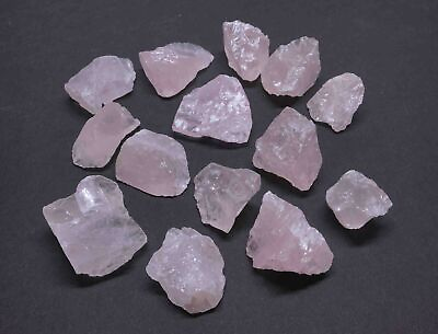 #ad Rose Quartz 1 4 Lb Box Natural Pink Crystal Chunks Wholesale Raw Gemstones $7.16