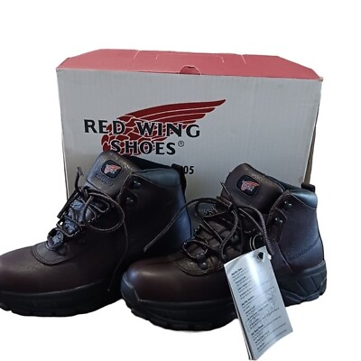#ad Red Wing Boots Mens 6681 Safety Boot Size 6D New Steel Toe Waterproof $110.00