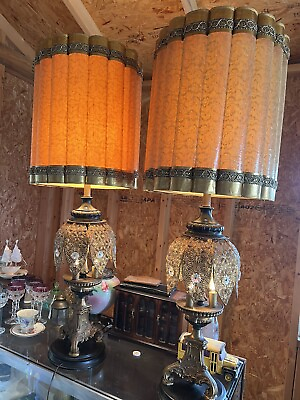#ad Vintage boho lamps $555.00