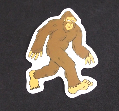 #ad Happy Bigfoot Walking Big Foot Sasquatch Sticker 2.25quot; x 1.75quot; Z $1.45