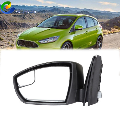 #ad Driver View Side Mirror Power For 2015 2018 Ford Focus F1EZ17683L Durable Sedan $98.89