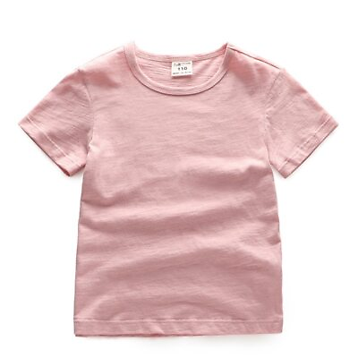 #ad Summer Toddler Tops T shirt Girls SummerT Shirt White T shirts Kids Top Pink $15.82