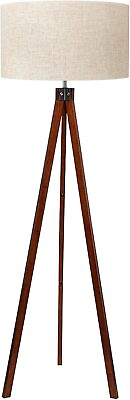 #ad LEPOWER Wood Tripod Floor Lamp Mid Century Standing Lamp Modern Design $68.03