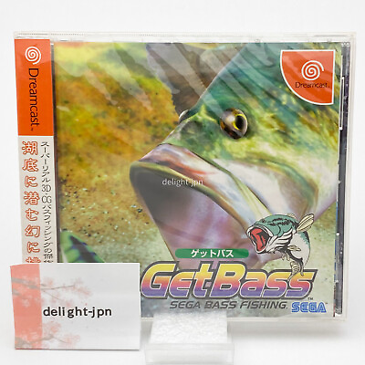#ad Get Bass Bass Fishing Simulation Sega Dreamcast Japan Import Factory Sealed $24.99