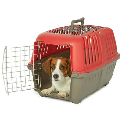 #ad 24quot; 2 Door Top Load Hard Sided Pet Travel Carrier Portable Cat Dog Crate Kennel $21.26
