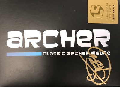 #ad SDCC 2018 Loot Crate EXCLUSIVE Archer Classic Archer Figure Variant SIGNED $30.00
