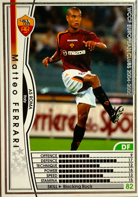 #ad Matteo Ferrari WCCF PANINI soccer card Japan sports 196 336 2003 2004 Fight F S $7.51