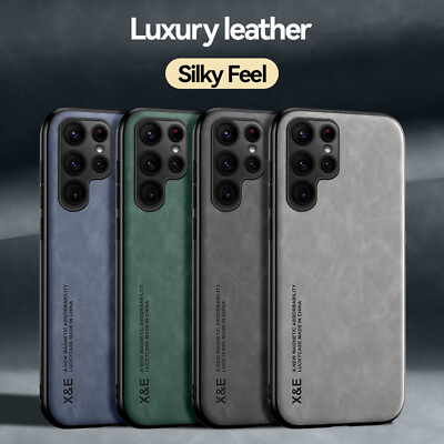 #ad Magnetic Leather Case For Samsung S24 S23 Ultra S22 S21 Plus S20 FE Shockproof $7.64