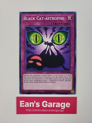 #ad YuGiOh Black Cat Astrophe 1st Edition DLCS EN088 Dragons of Legend CS Mint C $1.95
