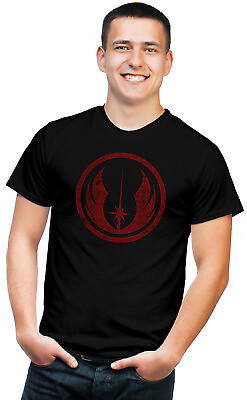 #ad BSW Men#x27;s The Star Jedi Order Vintage Style Logo Shirt $14.99