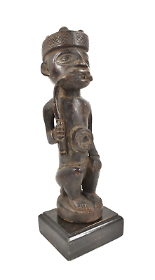 #ad Kongo Seated Figure on Base Congo $390.00
