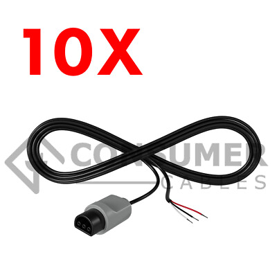 #ad Lot 10X Grey Replacement Controller Repair Lead Cable for Nintendo 64 N64 6ft $36.99