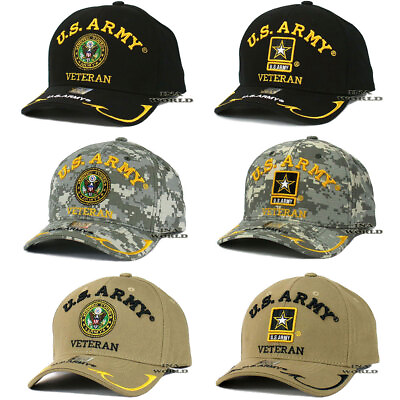 #ad U.S. ARMY VETERAN Hat ARMY STRONG Military Officially Licensed Baseball Cap $16.85