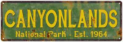 #ad Canyonlands National Park Rustic Metal Sign Cabin Wall Decor 106180057024 $26.95