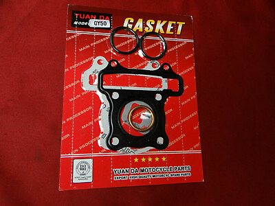 #ad Head Gasket Set w Copper Exhaust Gasket. GY6 50cc 39mm Chinese Scooter $5.95