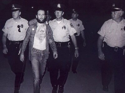 #ad George Carlin Escorted By Police 8x10 PHOTO PRINT $6.99
