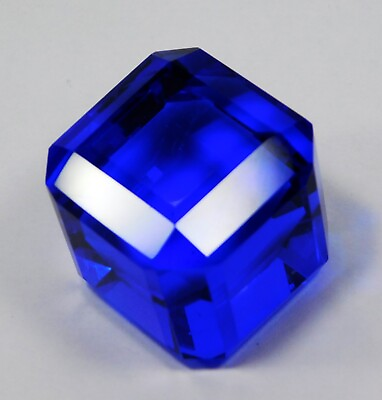 #ad #ad Natural 183.30 Ct Cube Cut Blue Tanzania Tanzanite Loose Gemstone CERTIFIED #@ $29.99