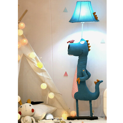 #ad Modern Adjustable Dinosaur Floor Light Children Bedroom Cartoon Standing Lamp $89.99