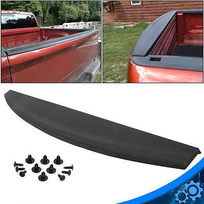 #ad For Dodge Ram 2009 2019 Tailgate Spoiler Top Protector Cover Molding PP Black $29.20