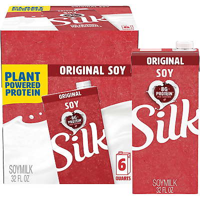 #ad Shelf Stable Soy Milk Original Dairy Free Vegan Non Gmo Project Verified 32 $24.99