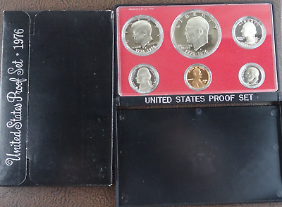 #ad 1976 S US Mint Proof Set 6 Coin Set OGP Original Government Packaging $18.99