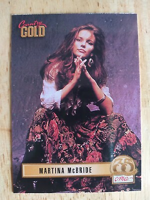 #ad #ad Martina McBride 1993 Sterling Country Gold #46 CMA $2.49