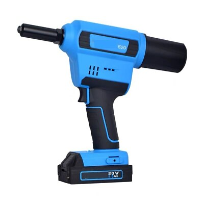 #ad Electric Li ion Battery Rivet Gun Pulling Nail Gun Rechargeable Rivet Tool $295.99