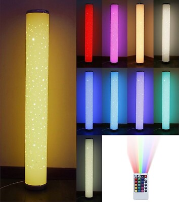 #ad #ad Floor Lamp 41quot; RGBW Remote Control Color Column Floor Lamp $22.99