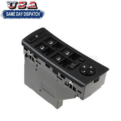 #ad Master Power Window Switch For BMW X5 2004 2005 2006 With Auto Dimming Mirror $42.89