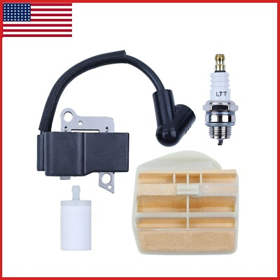 #ad Air Filter Ignition Coil Kit For Husqvarna 445 450 445e 450e Chainsaw 573935702 $17.17