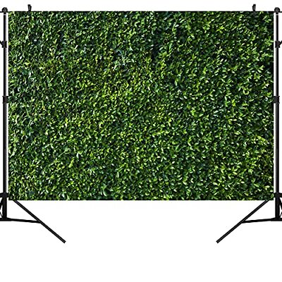 #ad Green Leaves Photography Backdrops Grass Backdrop Wall Greenery Safari 7X5FT $14.23