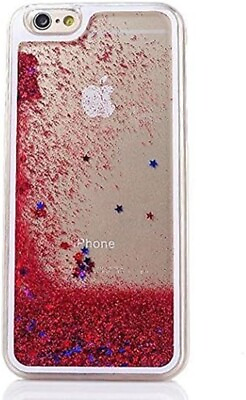 #ad Protective Floating Liquid Glitter Case for iPhone 6 4.7quot; inch Red $10.99