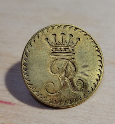 #ad Rare Antique Button 1792 1815 Earl of Radnor Firmin amp; Sons Strand London 153 $399.00