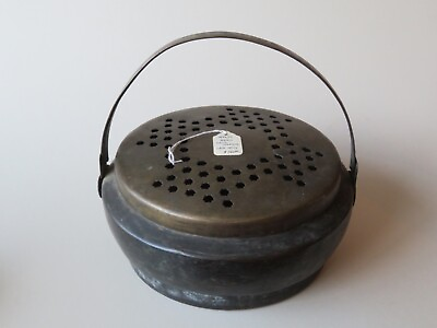 #ad HUGE CHINESE BRONZE amp; BRASS HAND WARMER QING DYNASTY 19TH CENTURY $150.00